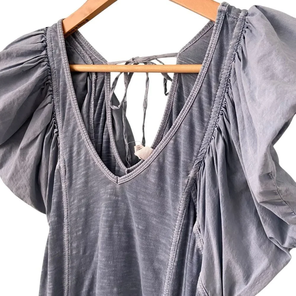 Daily Practice By Anthropologie Malibu Creek Dress In Blue in Size XXS - Picture 8 of 11